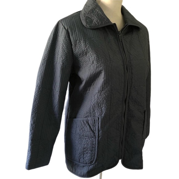 Totes Women’s Size S Rain Jacket Waterproof Windproof Quilted Fleece Lined Blue - Picture 2 of 9